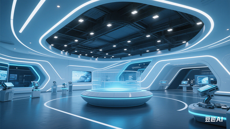 科技企业未来展厅：构建技术灵魂的沉浸式叙事空间|成都展厅设计