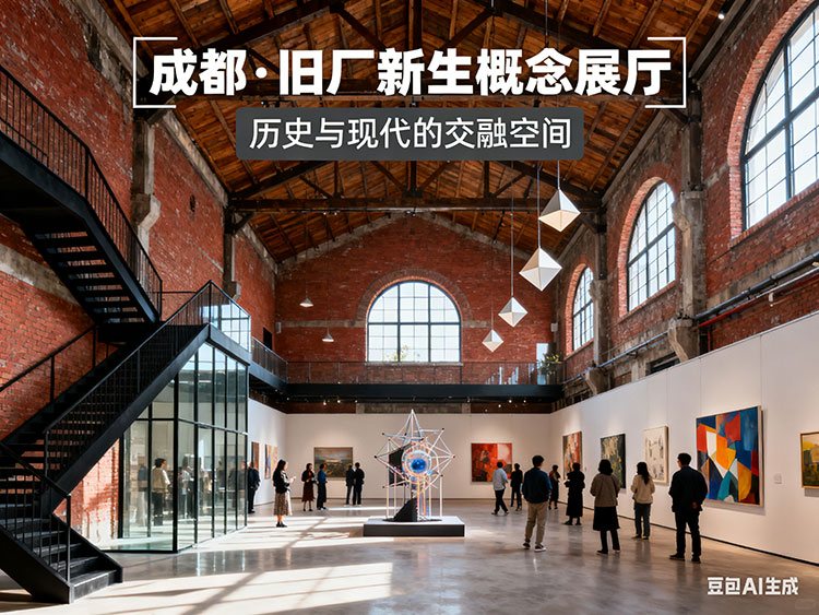成都免费概念展厅设计指南：城市微更新与商业新引擎 | 成都展厅设计