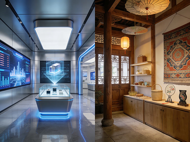 科技感 vs 文化感：成都企业展厅设计风格全解析