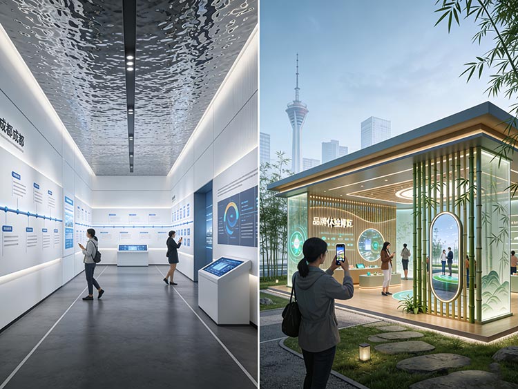 企业展厅 vs 品牌体验馆：成都展厅设计的核心差异与策略选择